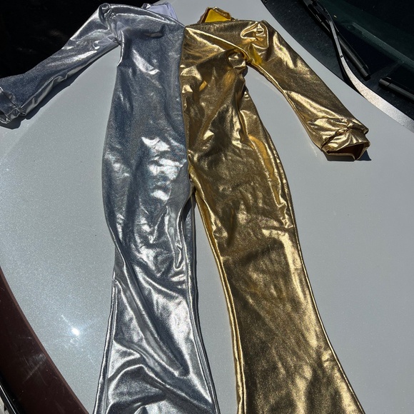GOLD AND SILVER JUMPSUIT - Picture 1 of 1